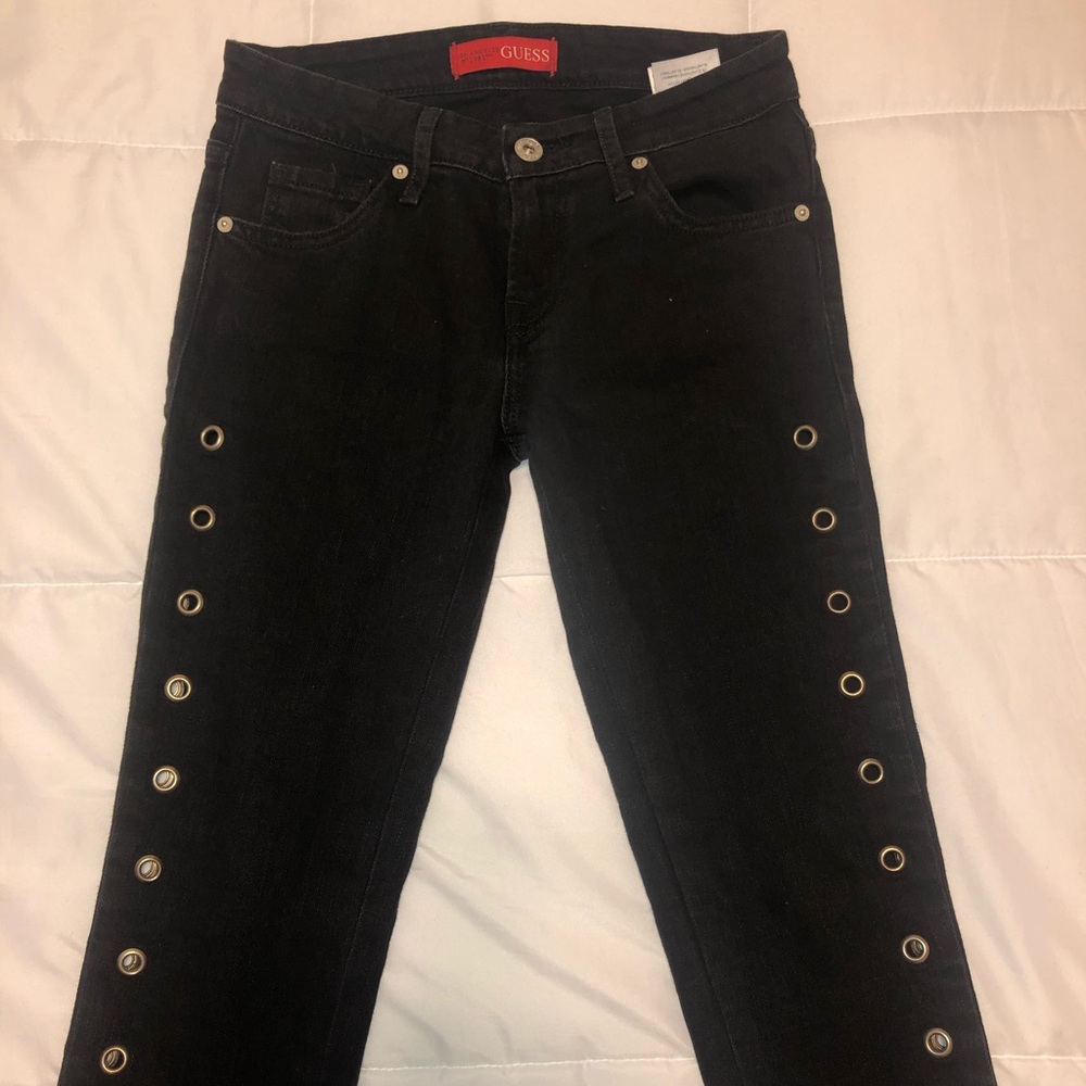 🖤GUESS Black Denim Rocker Jeans